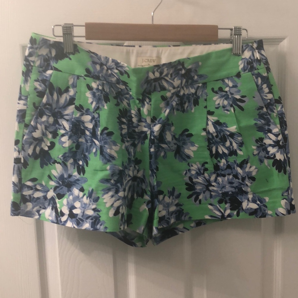 J. Crew Factory side zip floral shorts